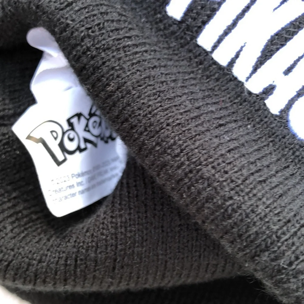 Pokémon Pikachu Black Beanie Hat